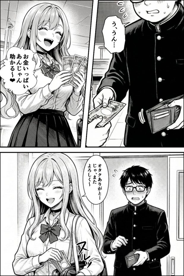 クラスの一軍ギャルが家出してきたので俺専用のオナホにすることにした 002