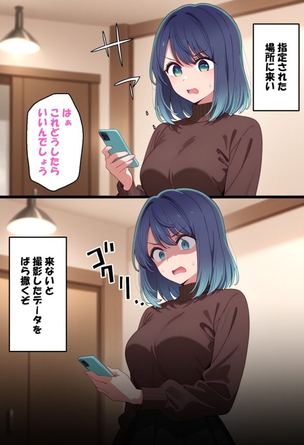 寝取られ女子 弱みをネタに支配された 黒〇あかね 010