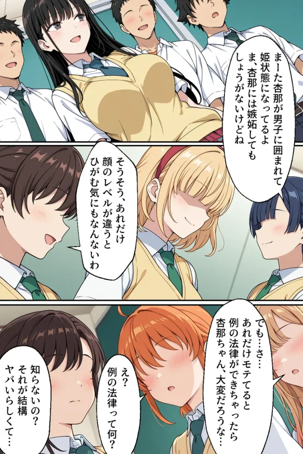 肉便器法の成立した世界で〜校内の好きな美少女を選んで肉便器にできる世界〜 014