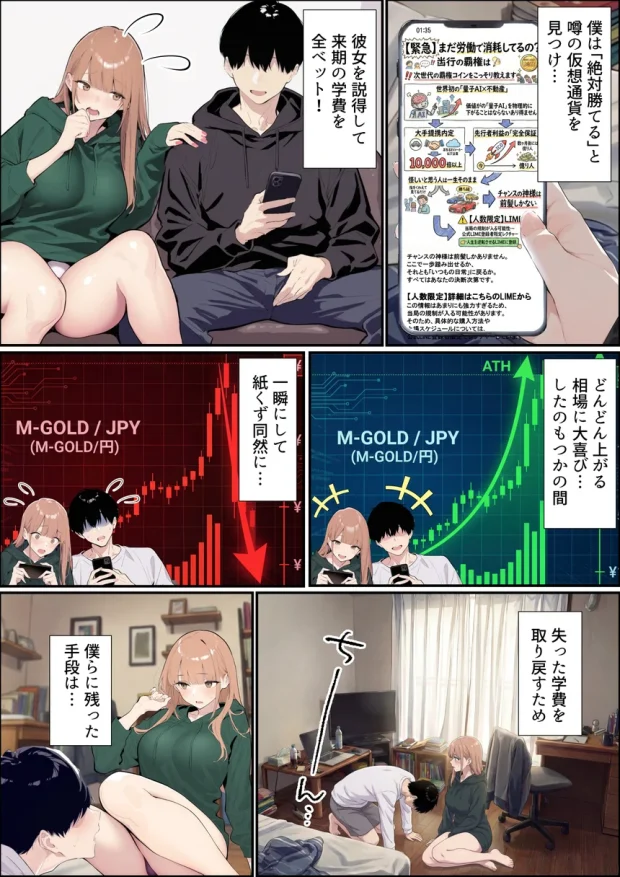 自認S実はドMなギャル彼女の疑似NTR動画配信で稼ぎます！（※疑似じゃなかった！？） 003