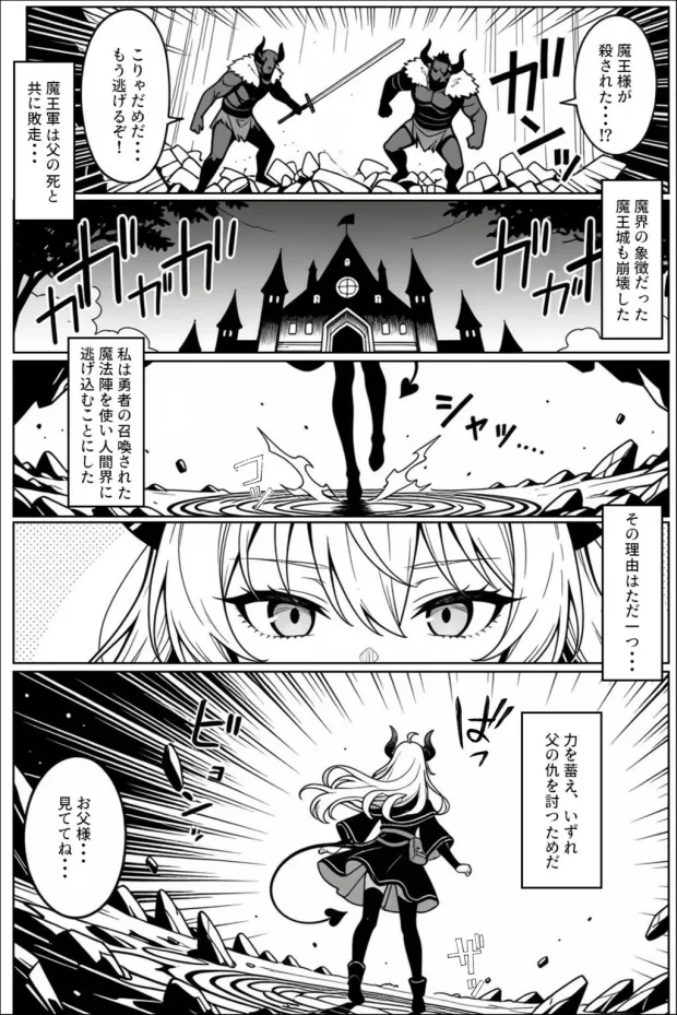 魔王の娘のサキュバスをメンエスで討伐する話 004