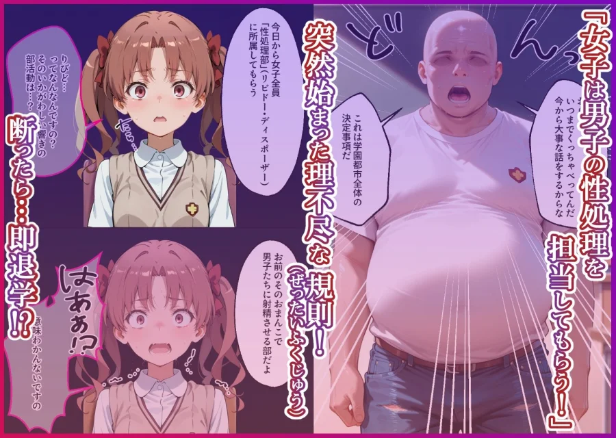 S○Xしないと即退学？ 今日から全員強●性処理部（はーと）中出しでご奉仕ポイント大量GET快楽堕ち凌●学園能力者編 画像1