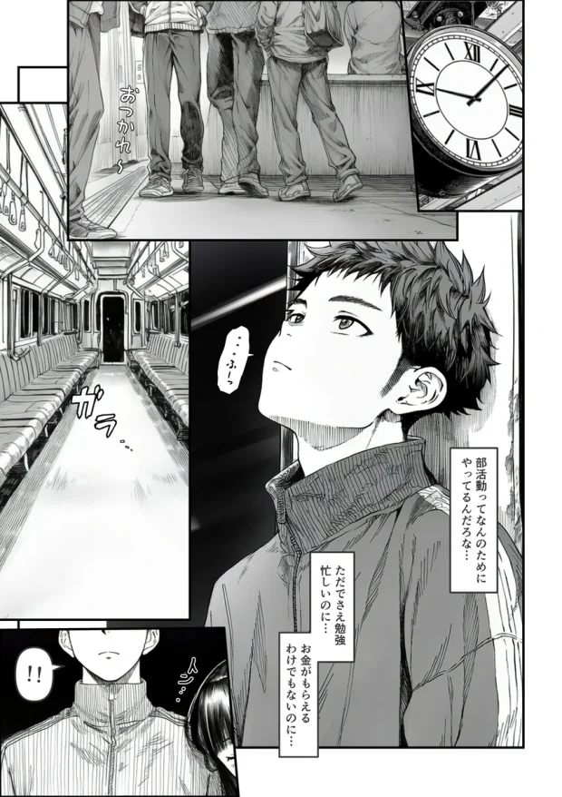 電車で何度も肩にもたれかかってくる女の子と、子作りセックスしてしまった 001