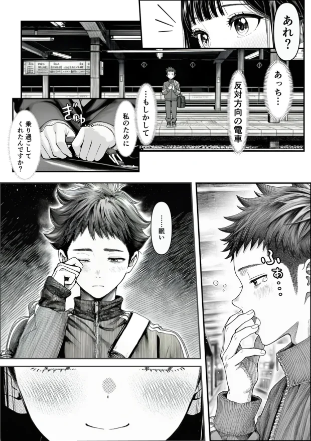 電車で何度も肩にもたれかかってくる女の子と、子作りセックスしてしまった 010