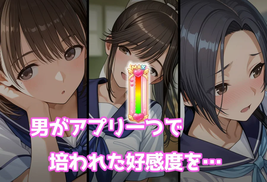 好感度強奪！あいつの彼女候補は全部俺のオナホ 画像3
